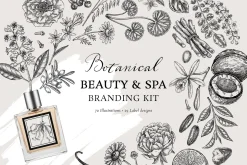 Botanical Beauty & Spa Branding Kit
