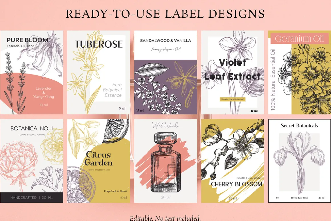Botanical Beauty & Spa Branding Kit