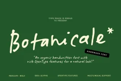 Botanicale | Handwritten Font