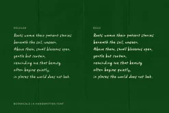 Botanicale | Handwritten Font