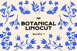 Botanical Linocut Bundle 1