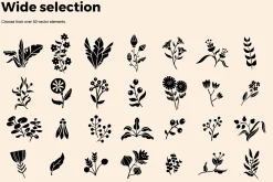 Botanical Linocut Bundle 1