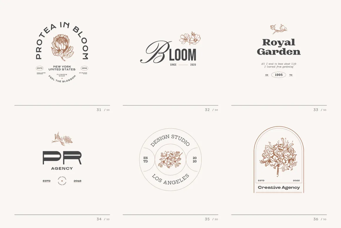 Botanical Logo Kit