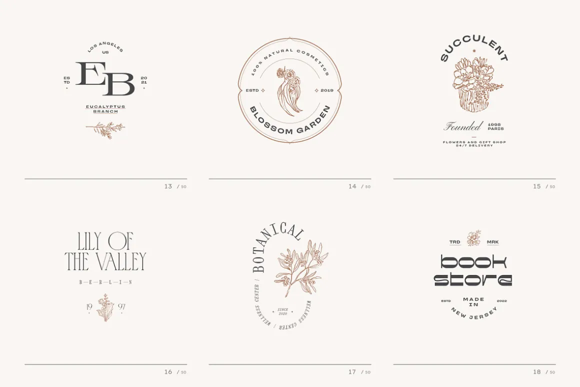 Botanical Logo Kit
