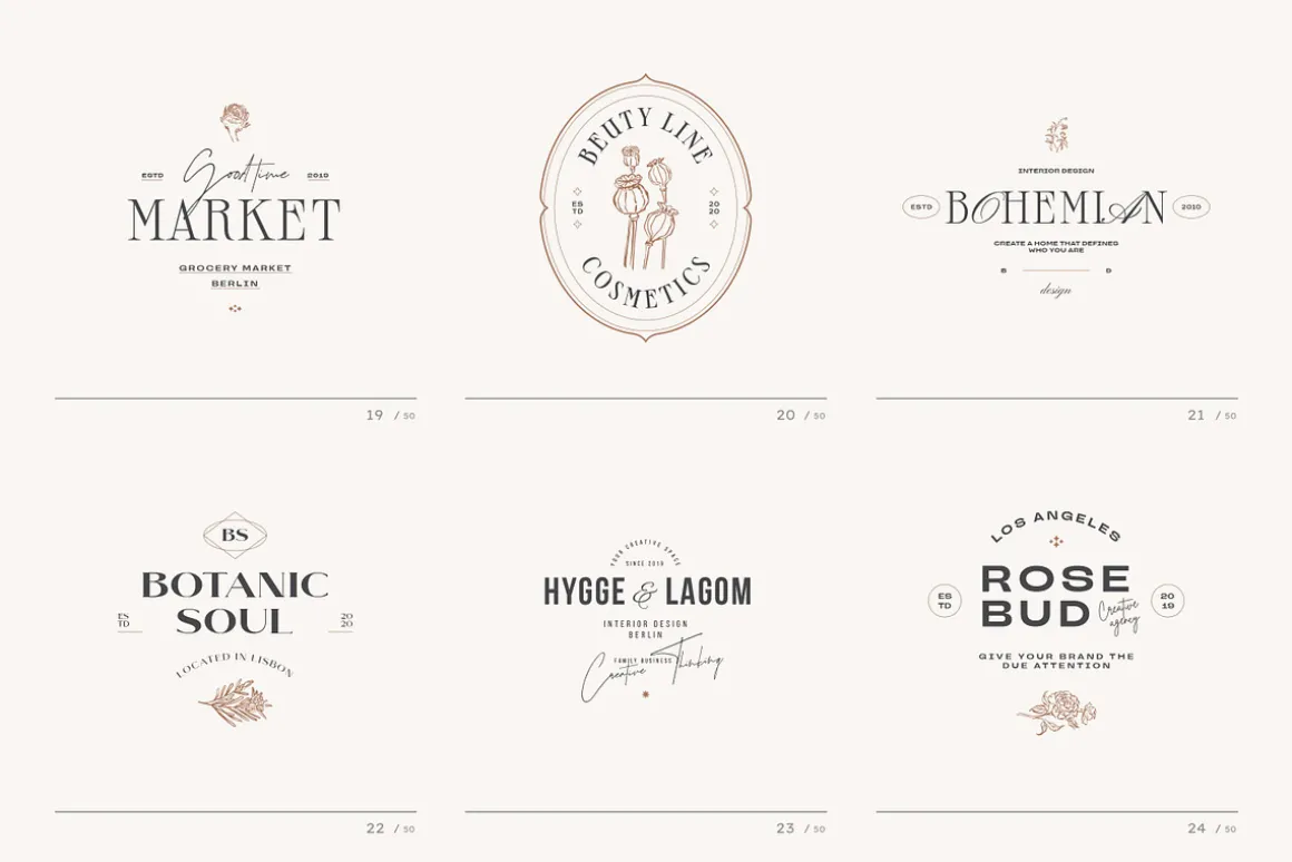 Botanical Logo Kit