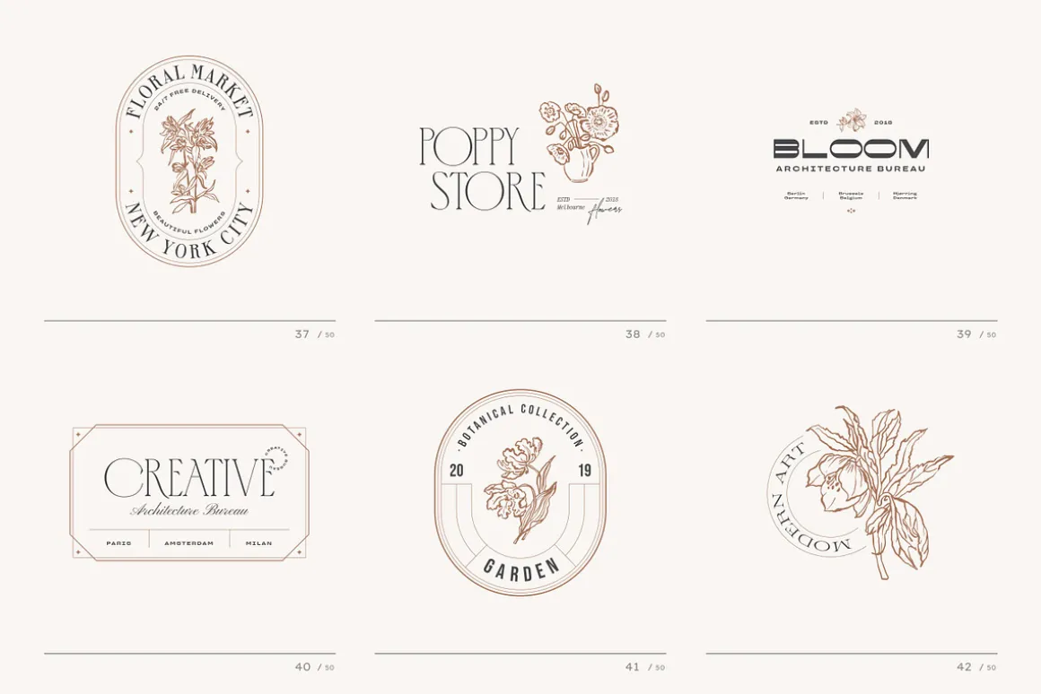 Botanical Logo Kit