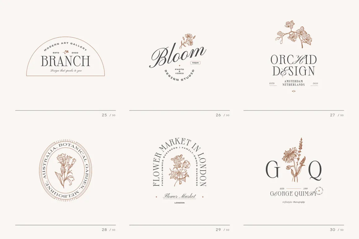Botanical Logo Kit