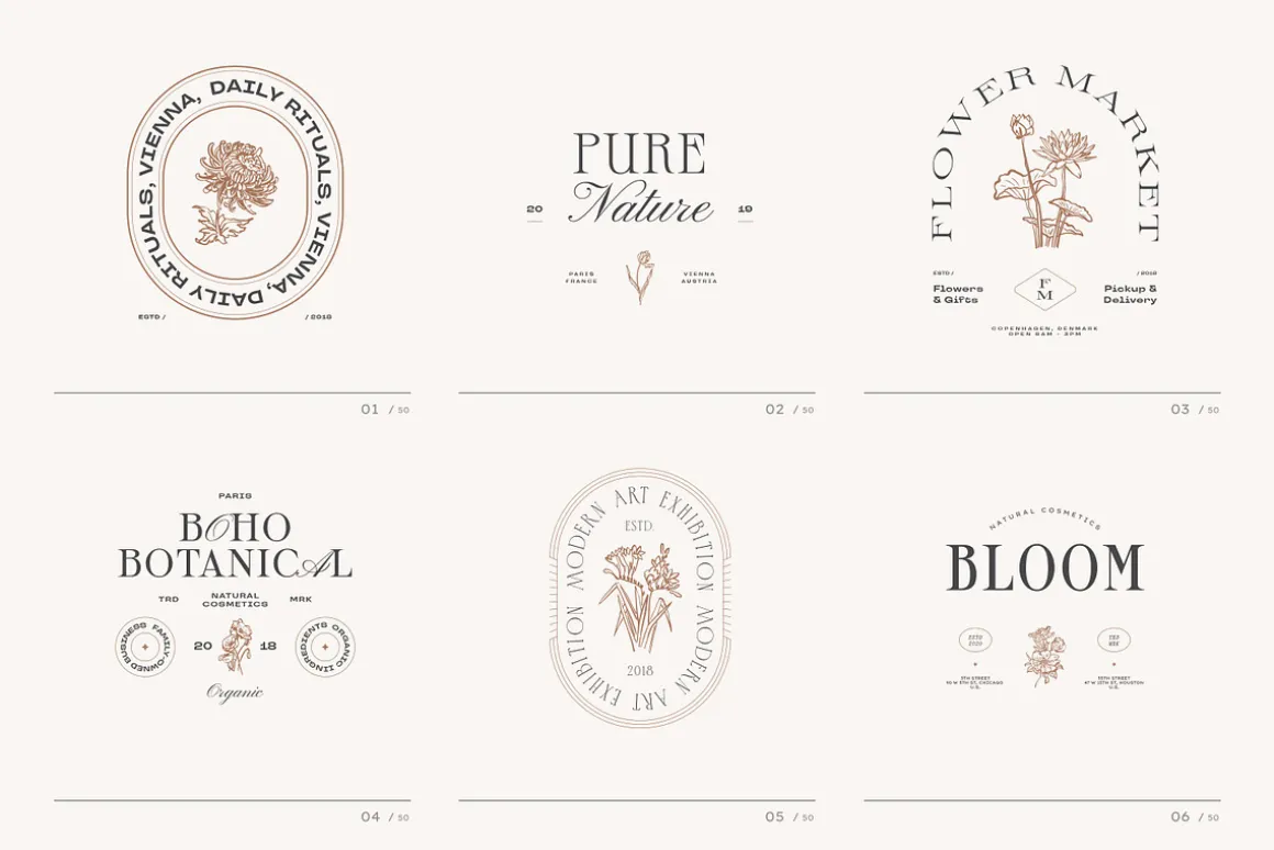 Botanical Logo Kit