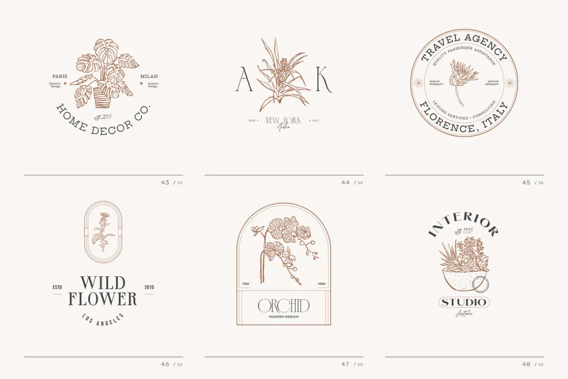 Botanical Logo Kit