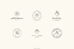 Botanical logos Vol. 4