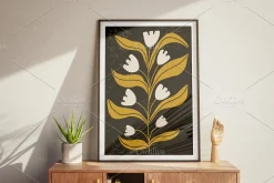 16 Botanical Mid Century Posters