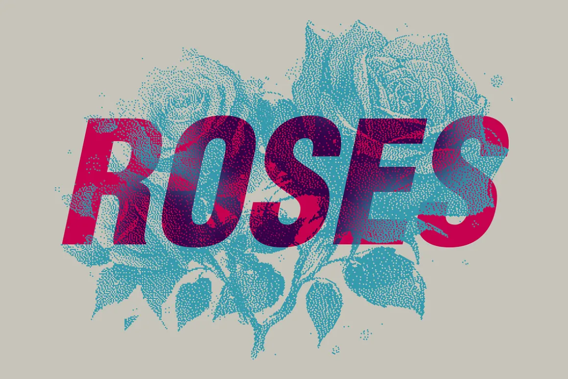 70 Botanic Dither Vector & PNG