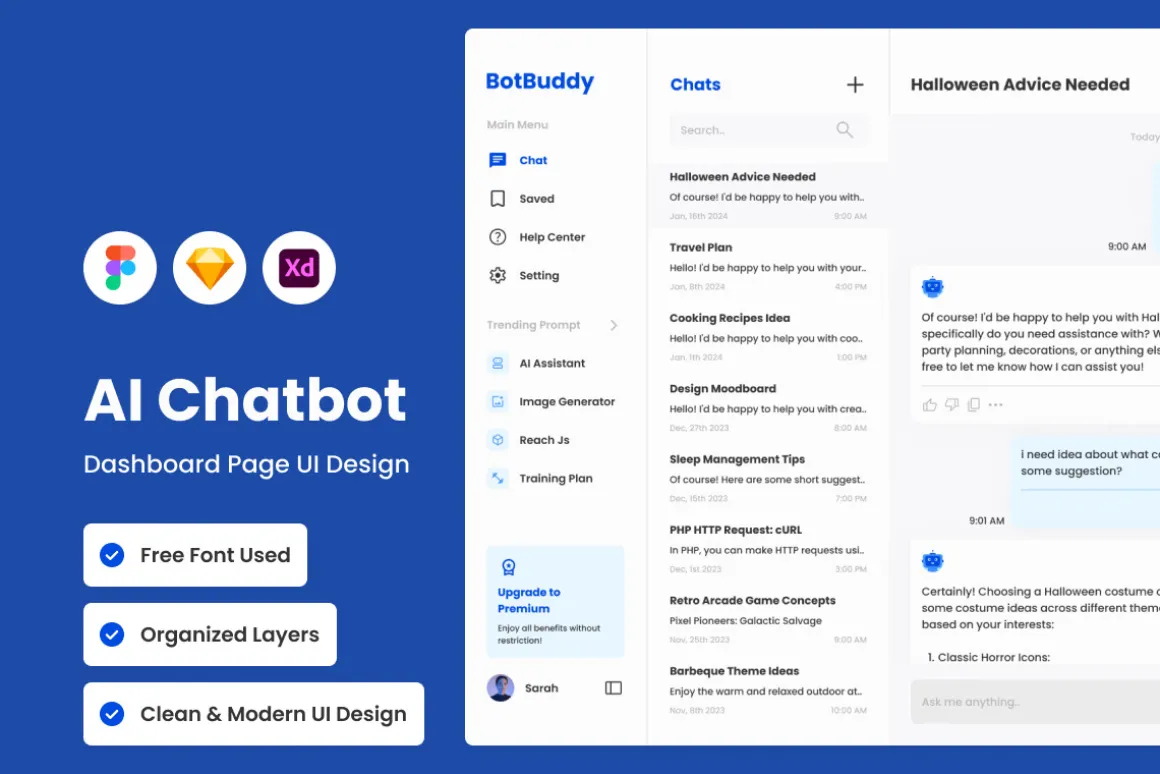 BotBuddy - AI Chatbot Dashboard V1