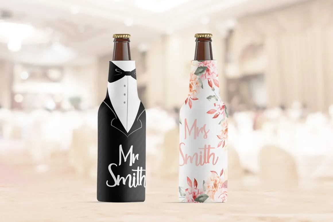 Bottle Coozie Mockup