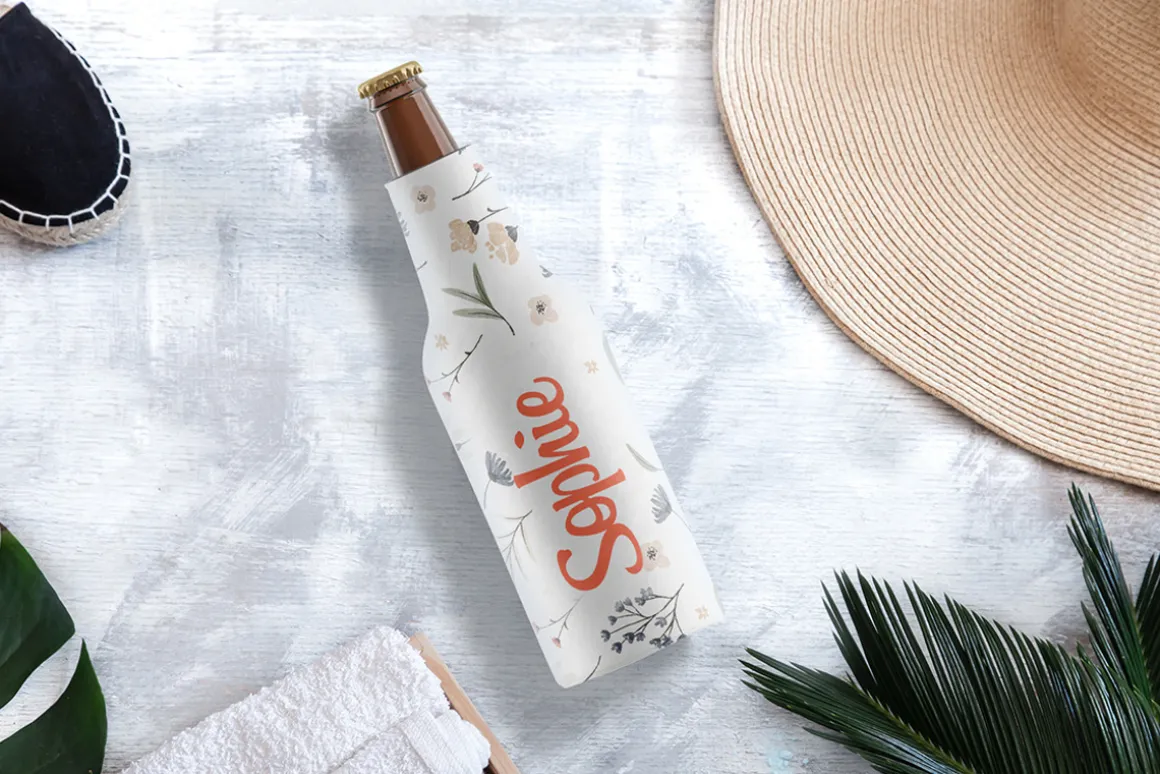 Bottle Coozie Mockup