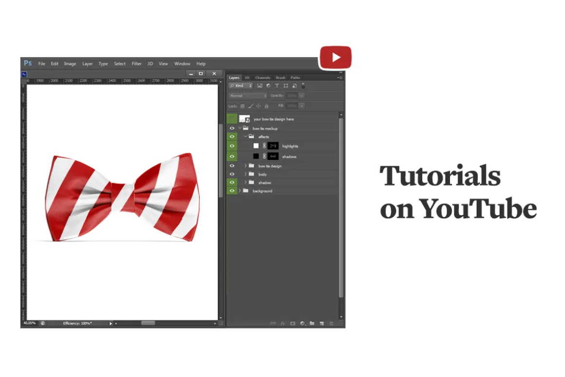 Bow Tie Mockups