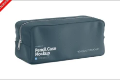 Boxy Pencil Pouch Mockup