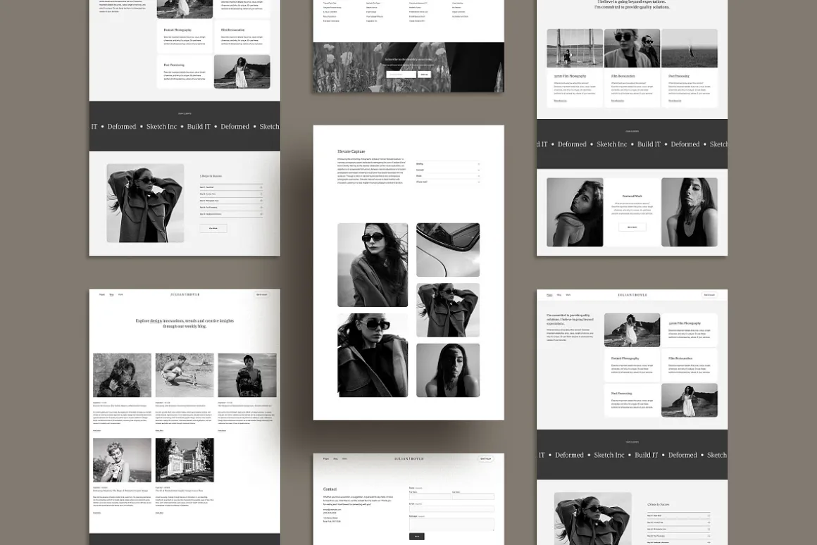 Boyle Squarespace 7.1 Website Theme