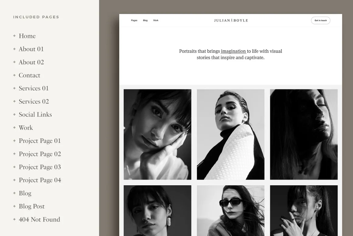 Boyle Squarespace 7.1 Website Theme