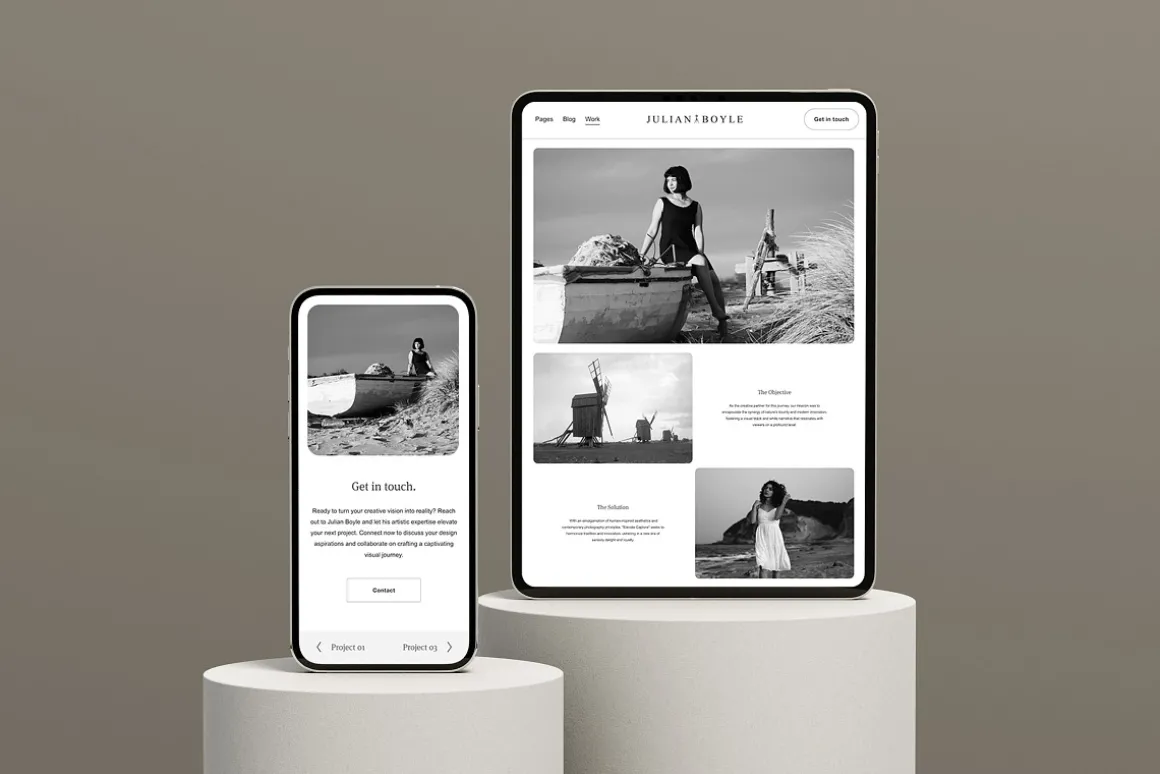 Boyle Squarespace 7.1 Website Theme