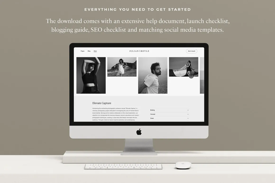 Boyle Squarespace 7.1 Website Theme