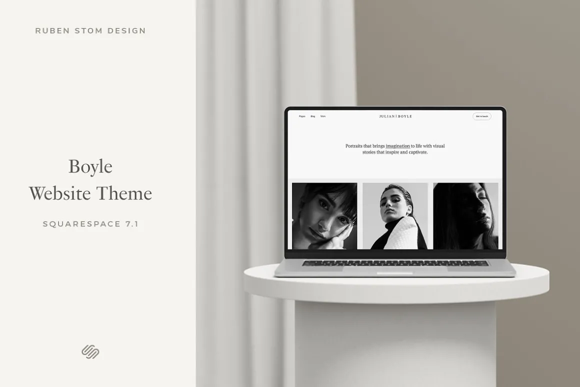 Boyle Squarespace 7.1 Website Theme