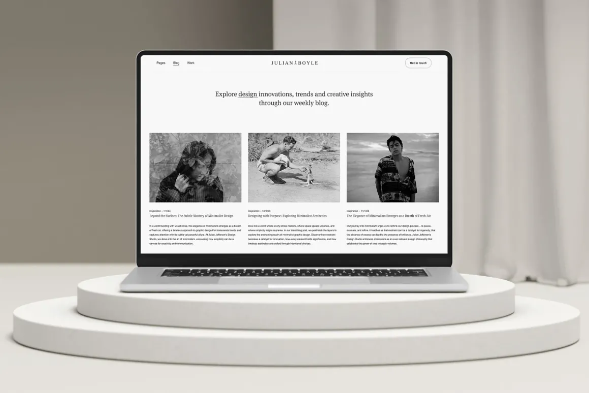 Boyle Squarespace 7.1 Website Theme