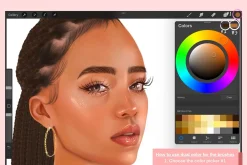 Braid and Curl Brushes for Procreate