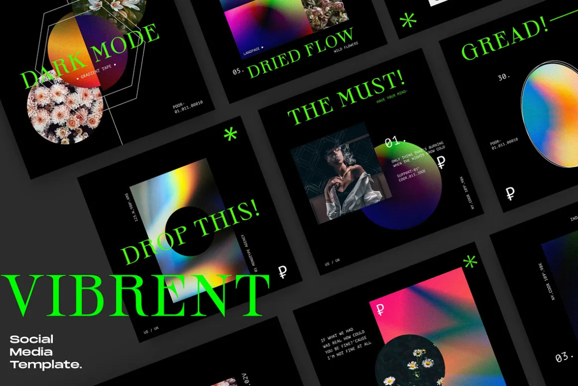 Brand Social Media Pack Canva Bundle