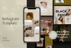 Brand Social Media Pack Canva Bundle