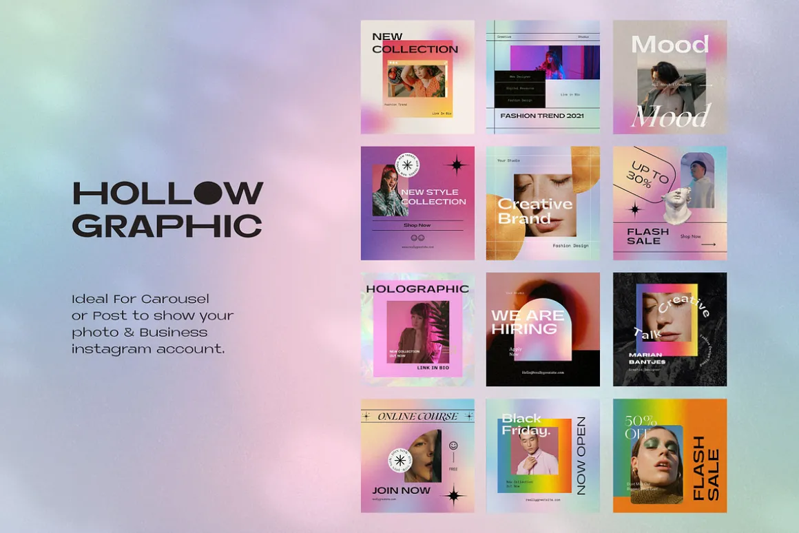 Brand Social Media Pack Canva Bundle