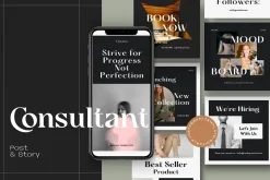 Brand Social Media Pack Canva Bundle