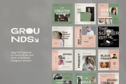 Brand Social Media Pack Canva Bundle