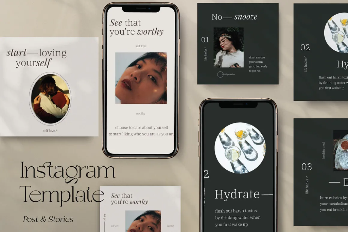 Brand Social Media Pack Canva Bundle