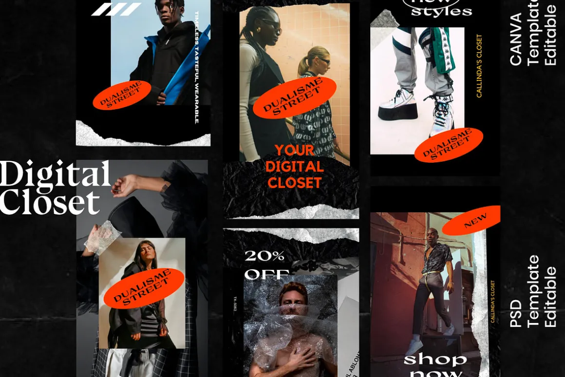 Brand Social Media Pack Canva Bundle