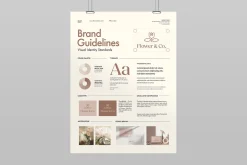 Brand Guidelines Poster Template