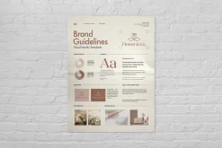 Brand Guidelines Poster Template