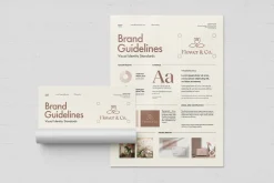 Brand Guidelines Poster Template