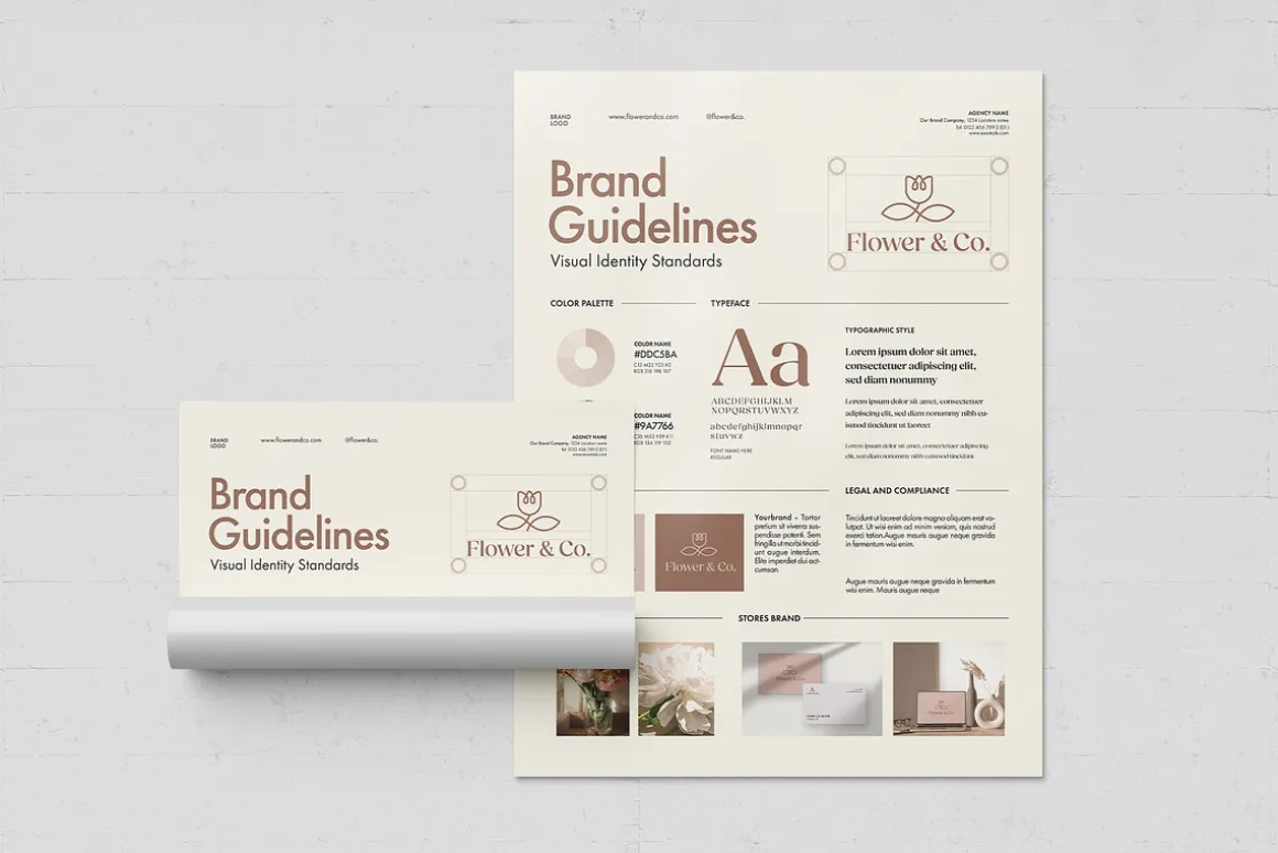 Brand Guidelines Poster Template