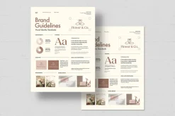 Brand Guidelines Poster Template