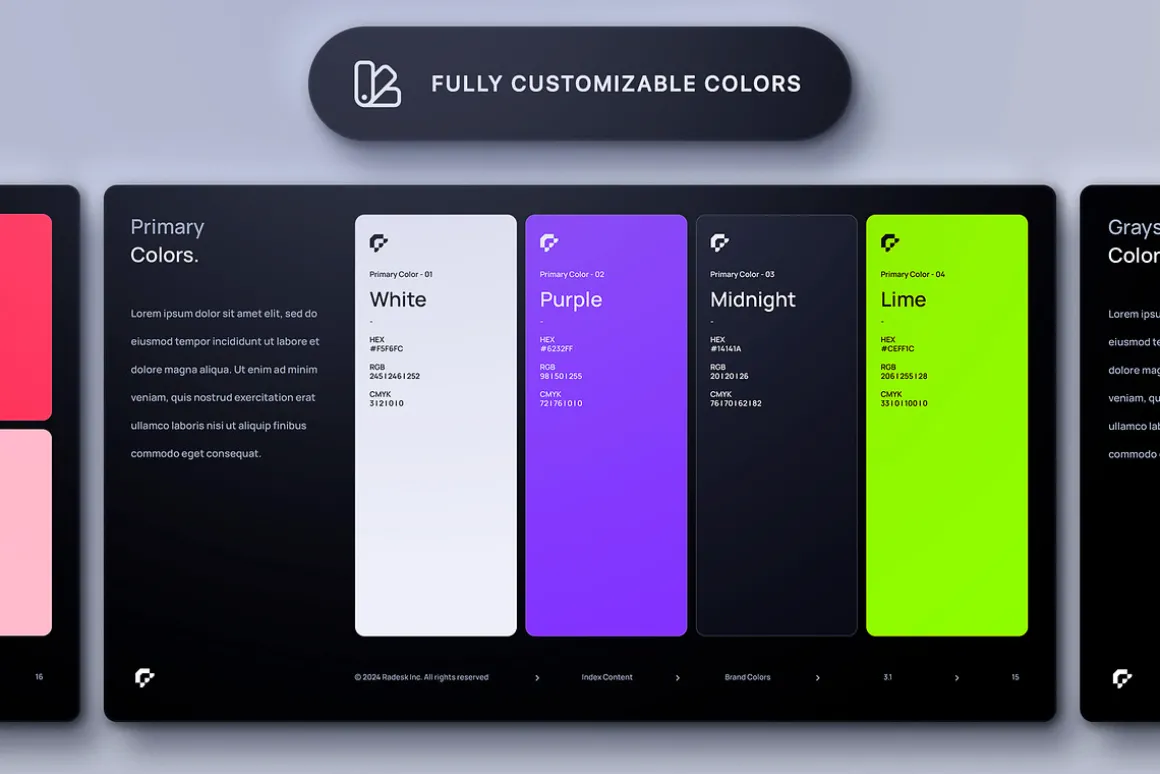 Brand Guidelines Template - Radesk