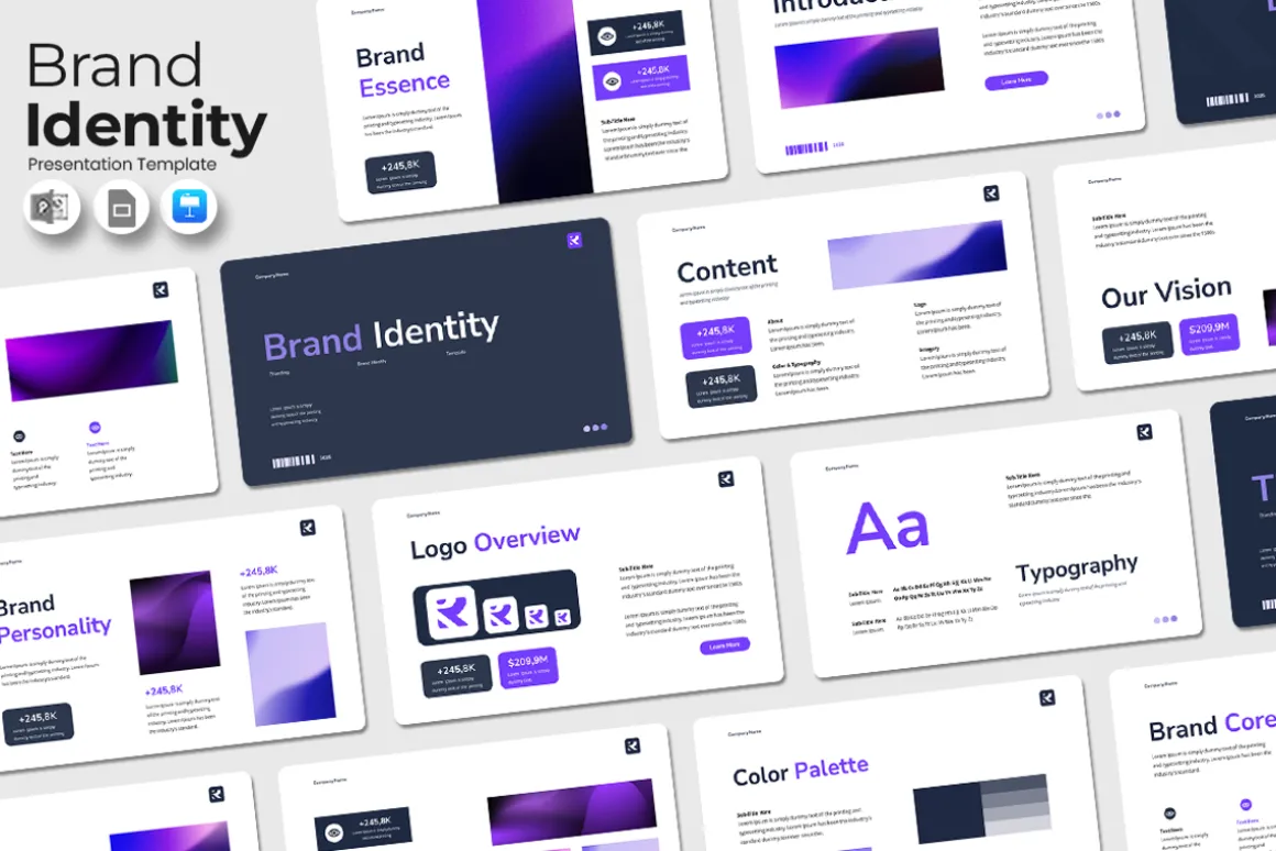 Brand Identity - Keynote Template