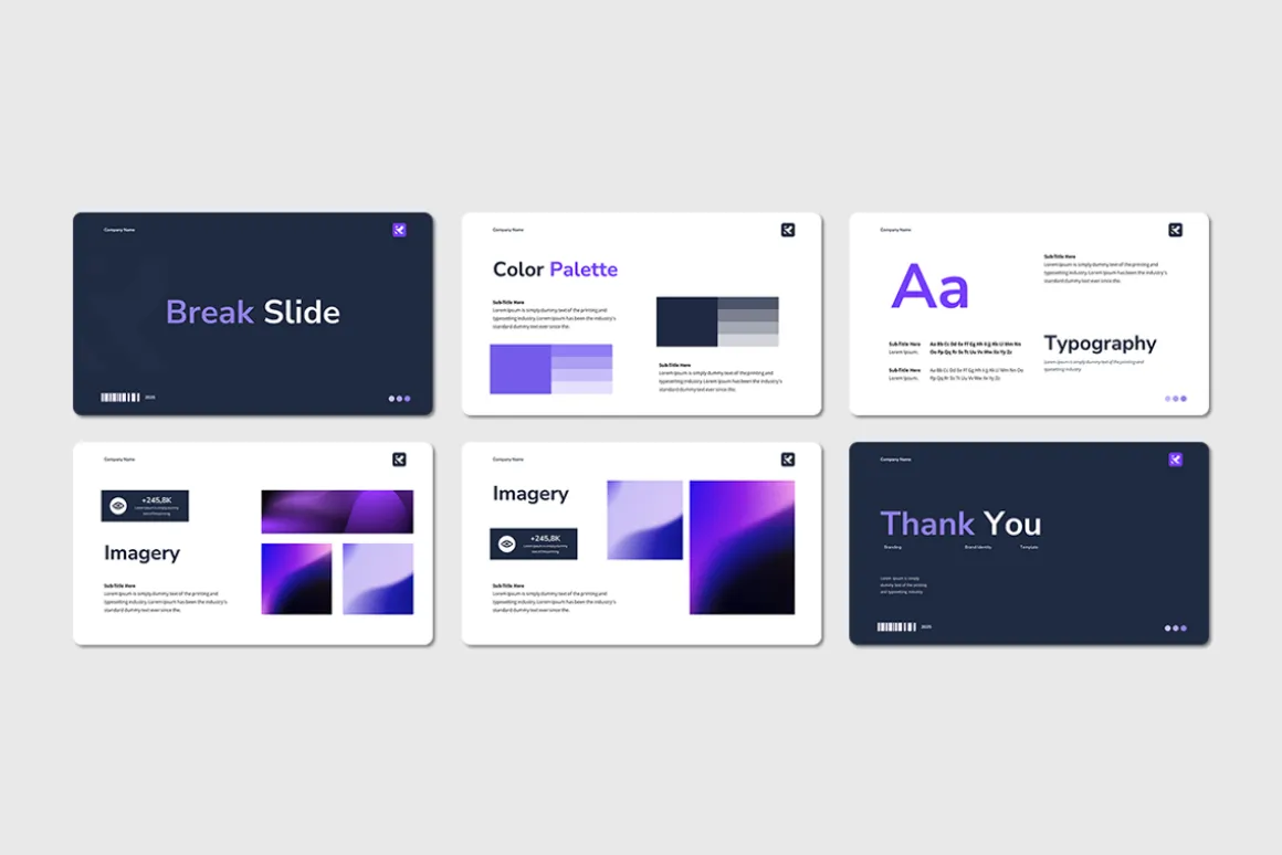 Brand Identity - Keynote Template