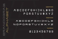 Brandogram Bold Monogram Typeface