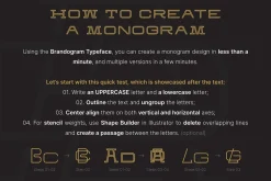Brandogram Bold Monogram Typeface