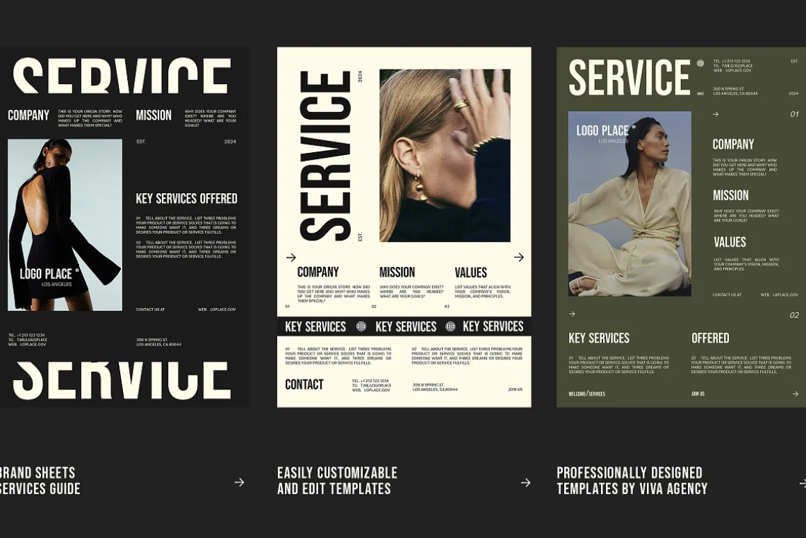 Brand Sheets & Services Guide