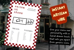 140+ Bread & Bakery Hand-Drawn Set