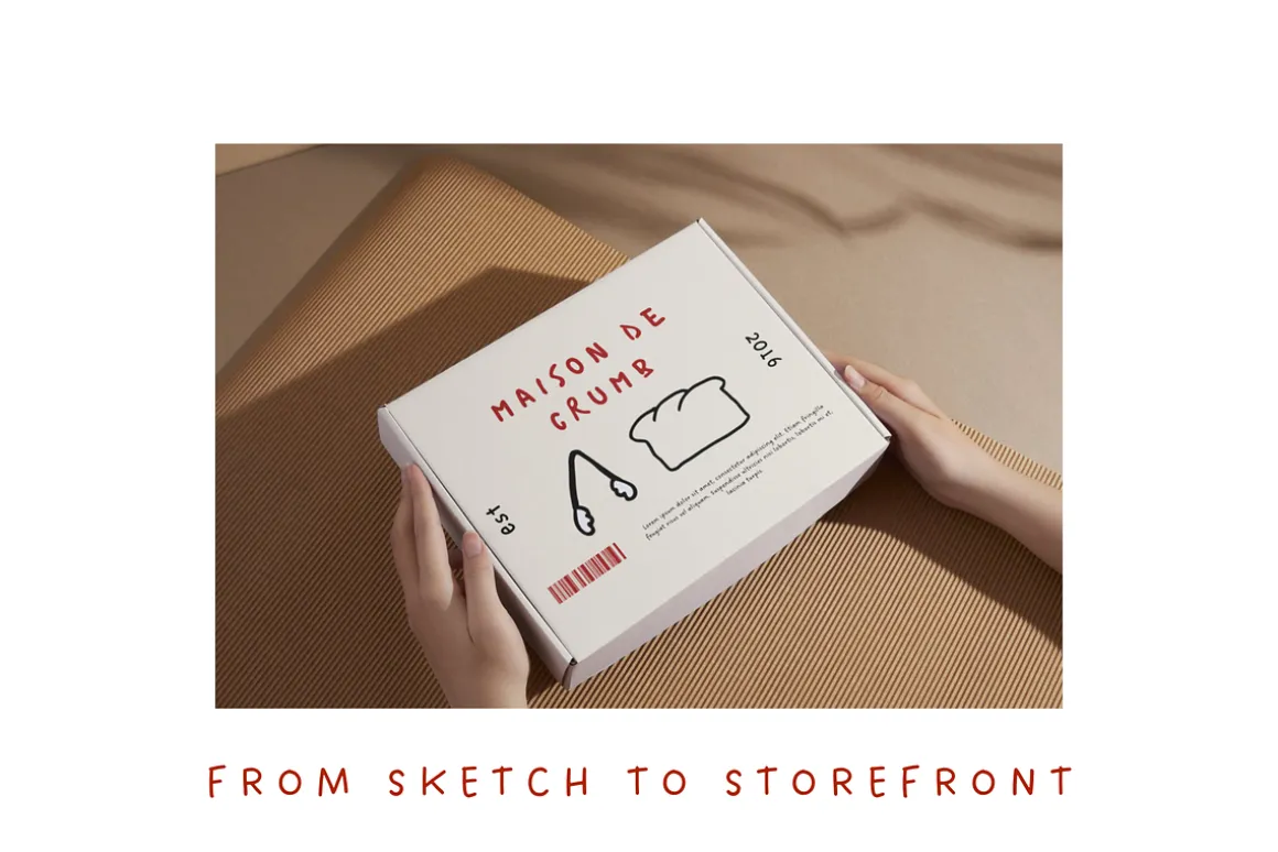 140+ Bread & Bakery Hand-Drawn Set