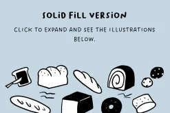 140+ Bread & Bakery Hand-Drawn Set
