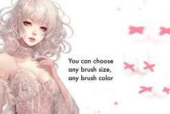 Breast female body procreate brushes